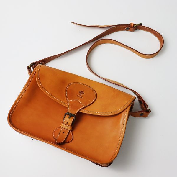 CI-VA チーバ ショルダーバッグ /キャメル 茶色 鞄 カバン BAG レザー 