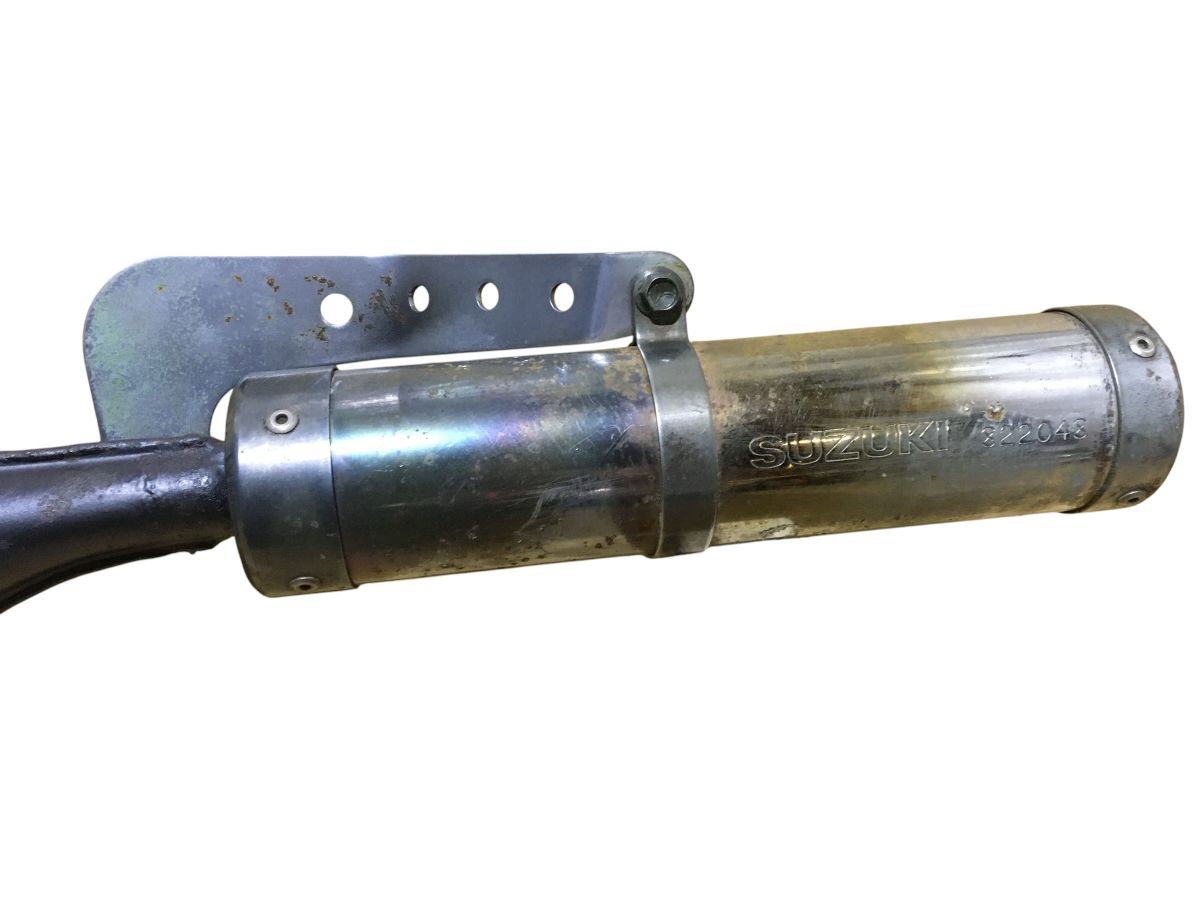 SUZUKI コレダスクランブラー50 LA13A マフラー チャンバー 目立った凹み無さそう レストア ストックにも 2768-Z4369
