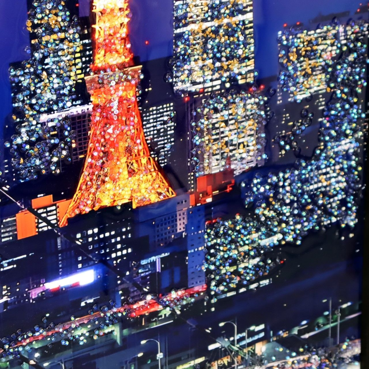 アートフレーム TOKYO 夜景 絵画 クリスタルピクチャー ウォール