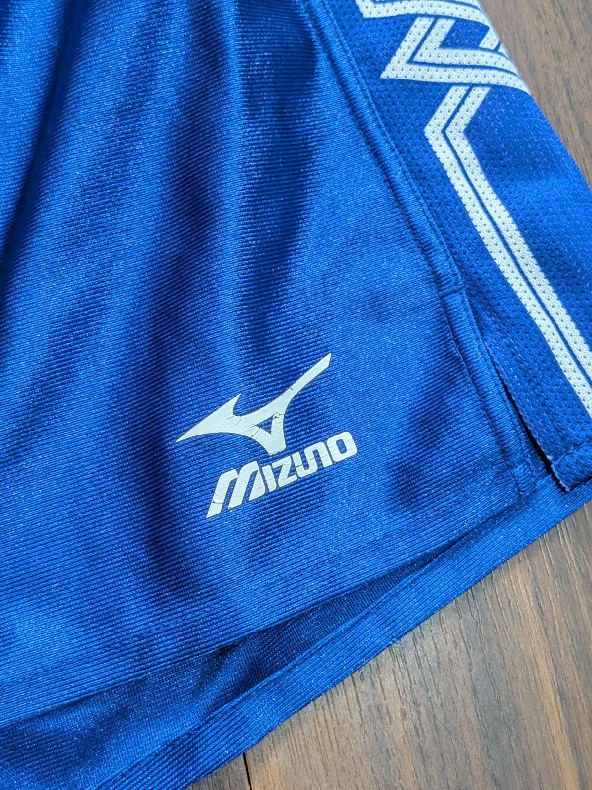 希少】MIZUNOミズノ/MCライン/サッカーパンツ/O/光沢ネイビー