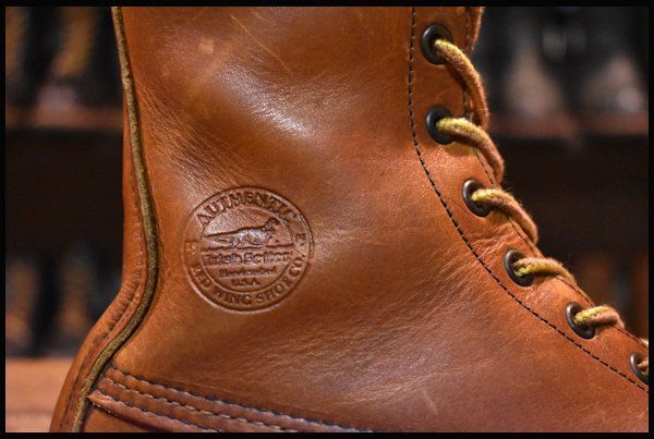 8.5D 良品 犬刻印 97年】レッドウィング 877 ロング アイリッシュセッター 茶 オロイジナル モックトゥ ブーツ redwing  HOPESMORE【EA235】 - メルカリ