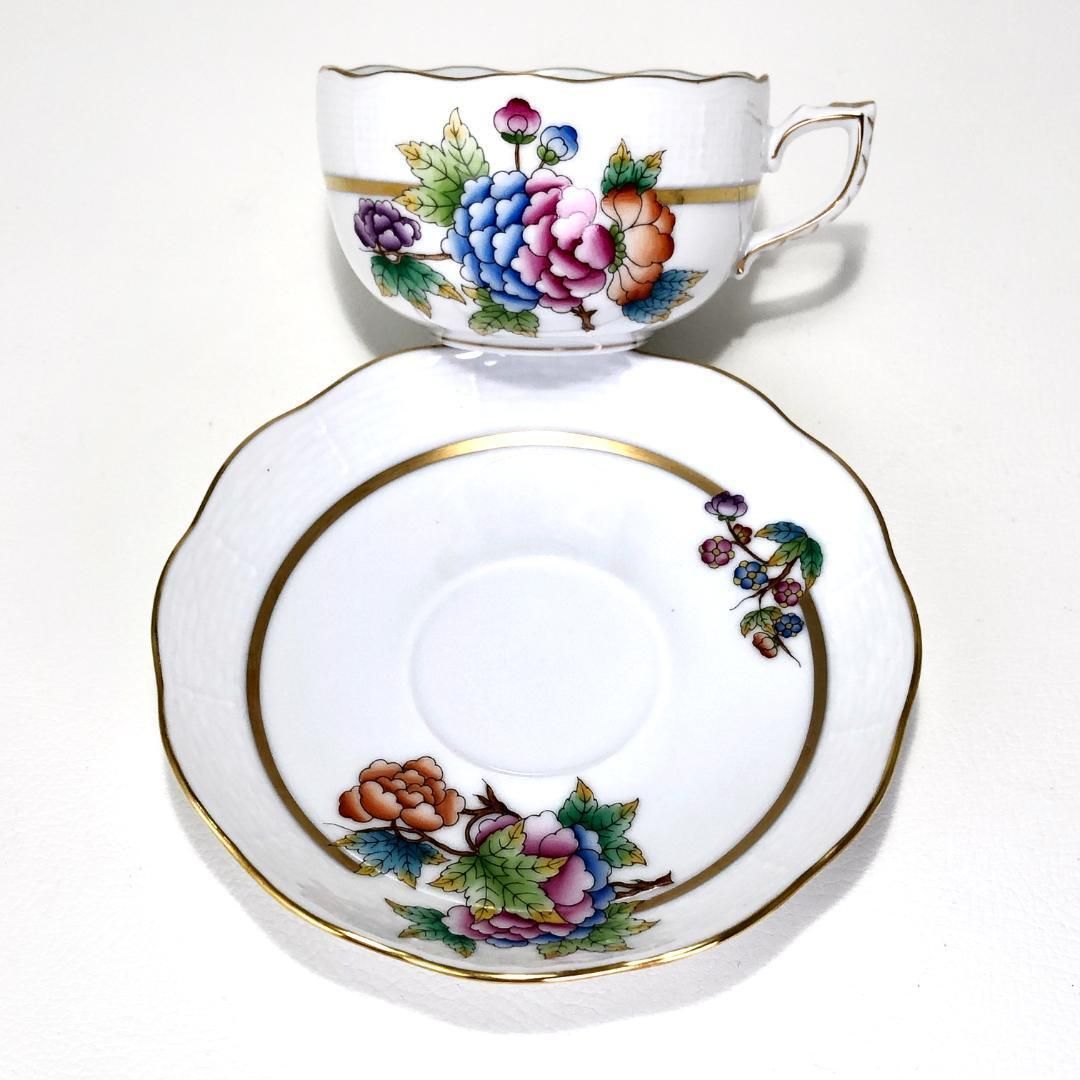 美品】HEREND ヘレンド／ヴィクトリア・ゴールド カップ