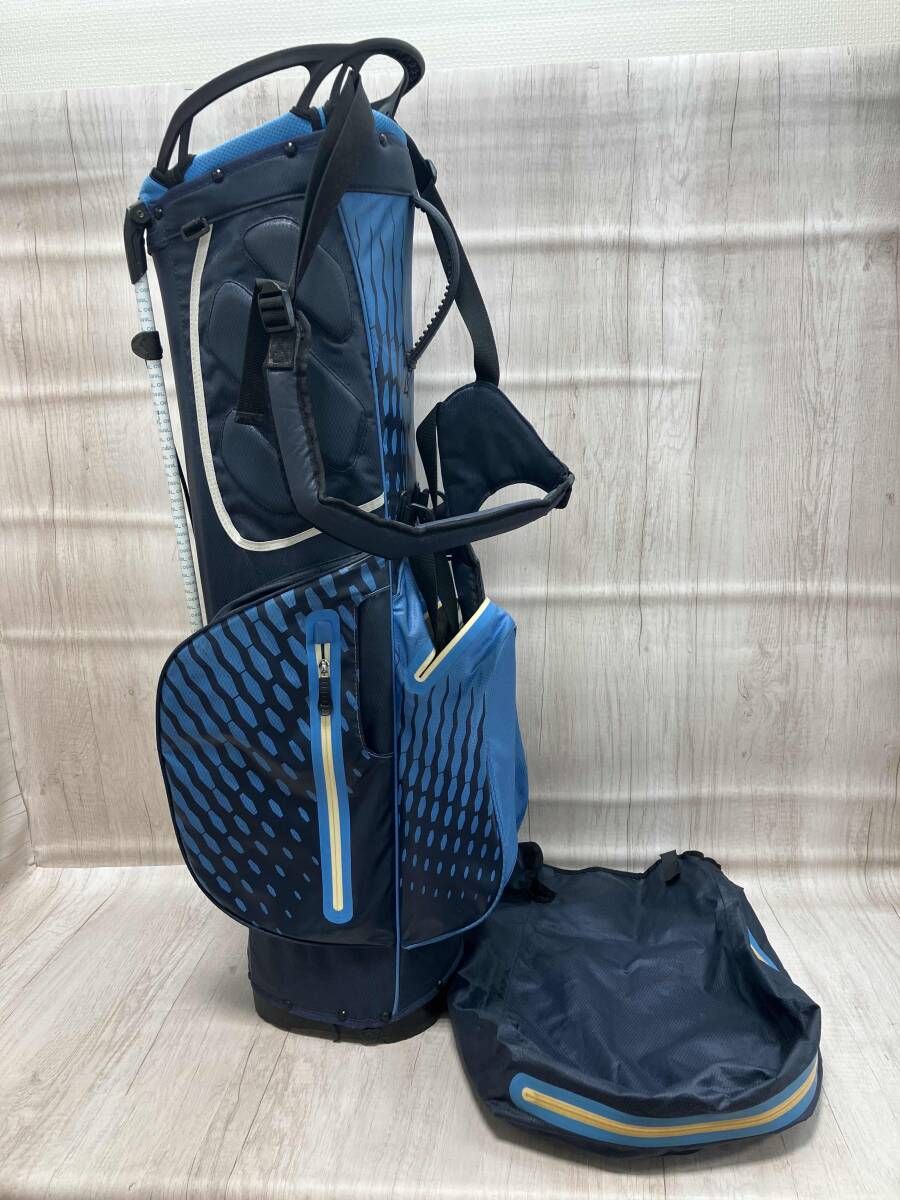 節約 OUUL （オウル）軽量キャディバッグ ゴルフバック スタンド