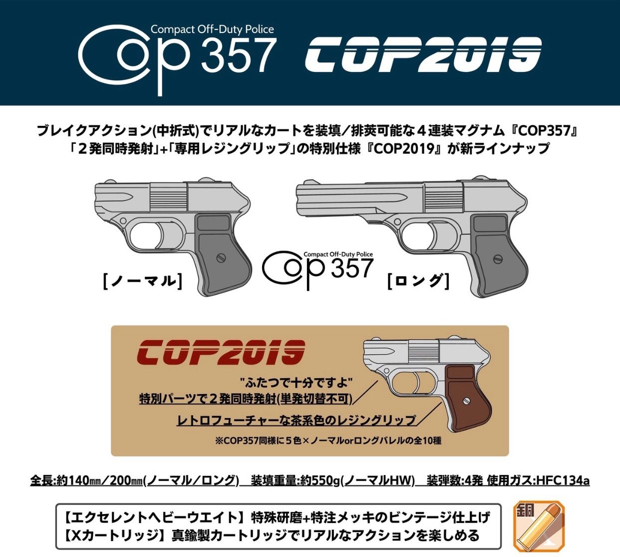 最新ロット マルシン COP357 シルバーABS Xカート 6mm BB