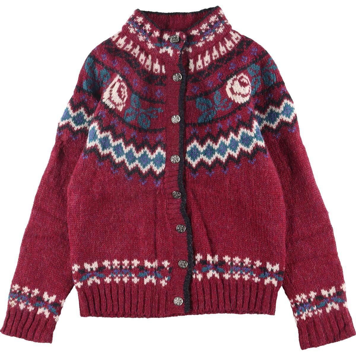 本日 古着 80年代 ウールリッチ WOOLRICH THE WOMAN 総柄 ノルディック