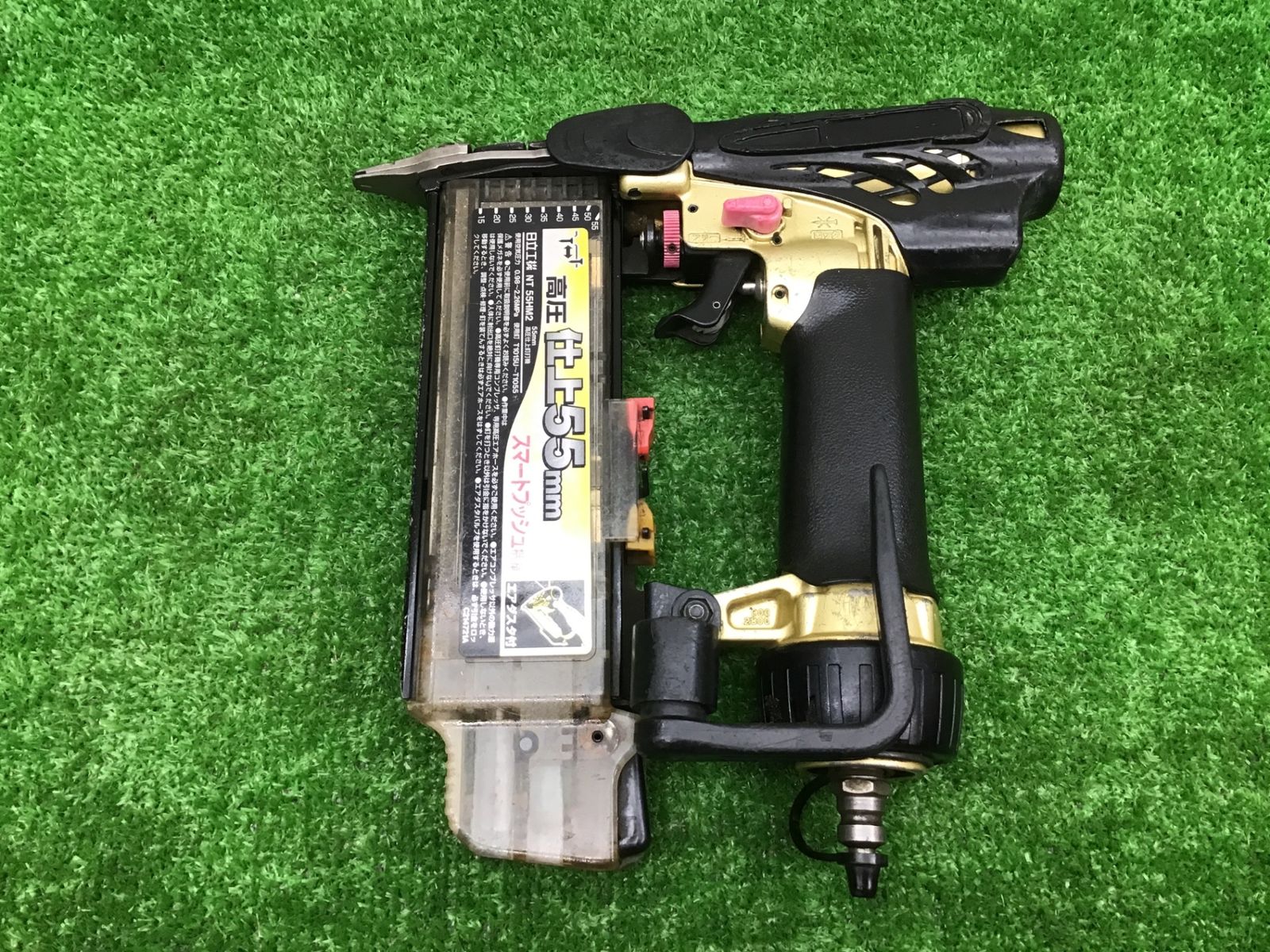 送料無料 動作品 ハイコーキHIKOKI日立♪高圧フィニッシュネイラ NT55HM2♪アクトツール富山店♪C
