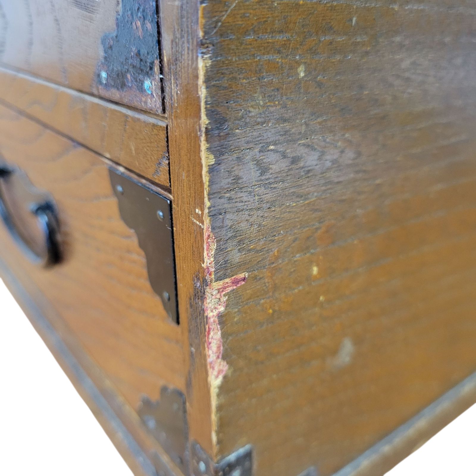 極希少】レトロ アンティーク 火鉢 木製 天然木 関西火鉢 大和火鉢 角