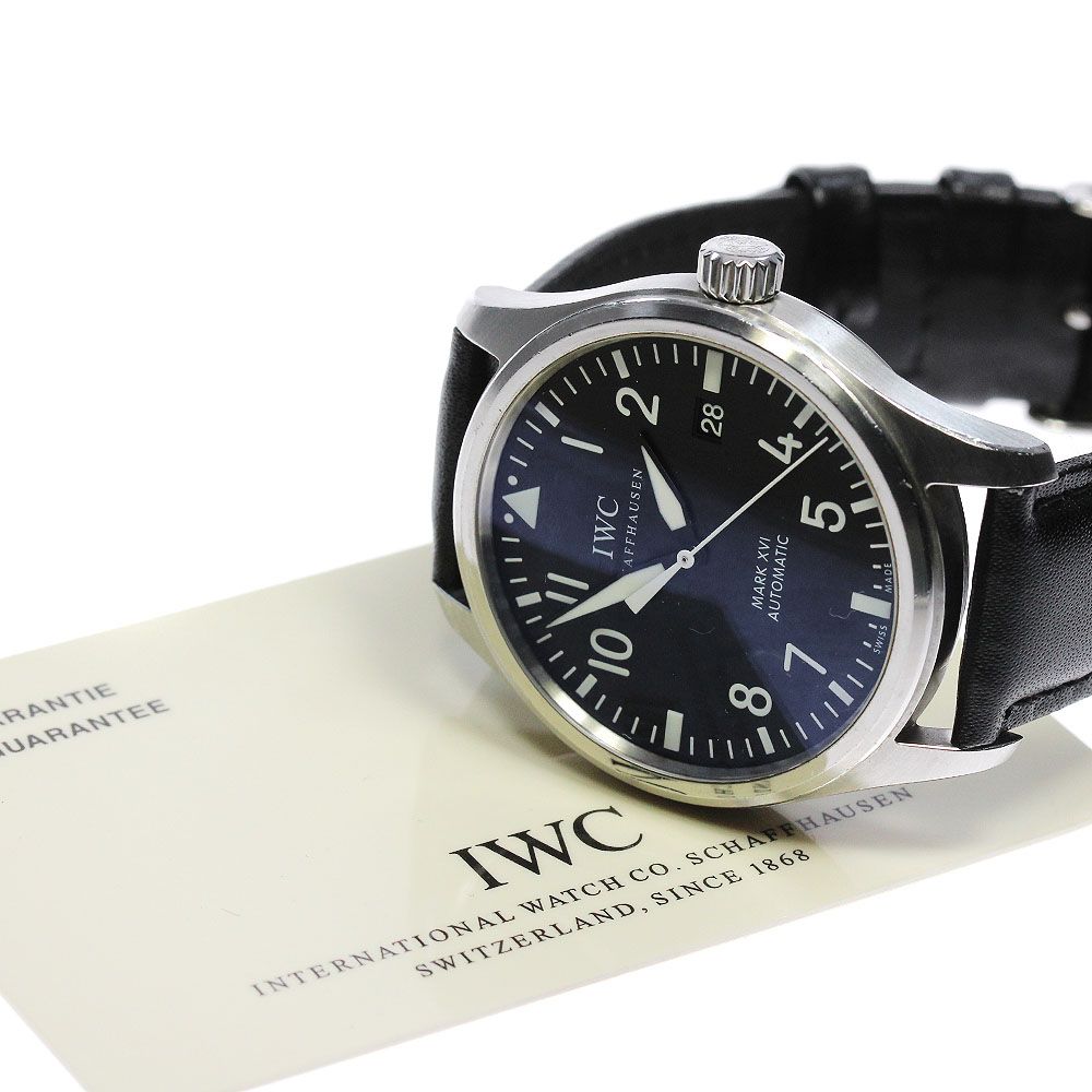 IWC IWC SCHAFFHAUSEN IW325501 パイロットウォッチ マークXVI  デイト 自動巻き メンズ保証書付き_837035