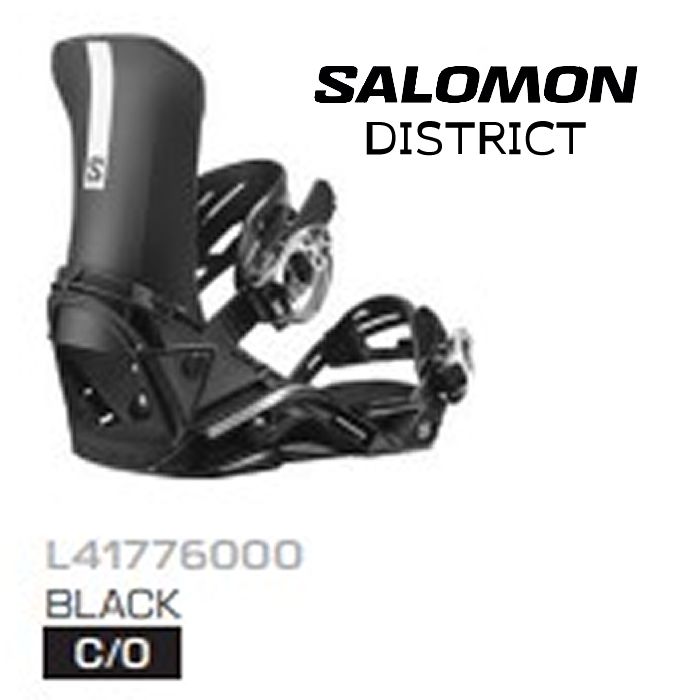 サロモン スノーボード ビンディング 金具 メンズ L41776000 23-24 SALOMON DISTRICT ディストリクト 男性用 フリー 2024 日本正規品