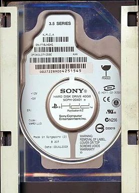 【中古】PS2ハード PlayStation2専用 ハードディスクドライブ(内蔵型 40GB/SCPH-20401)