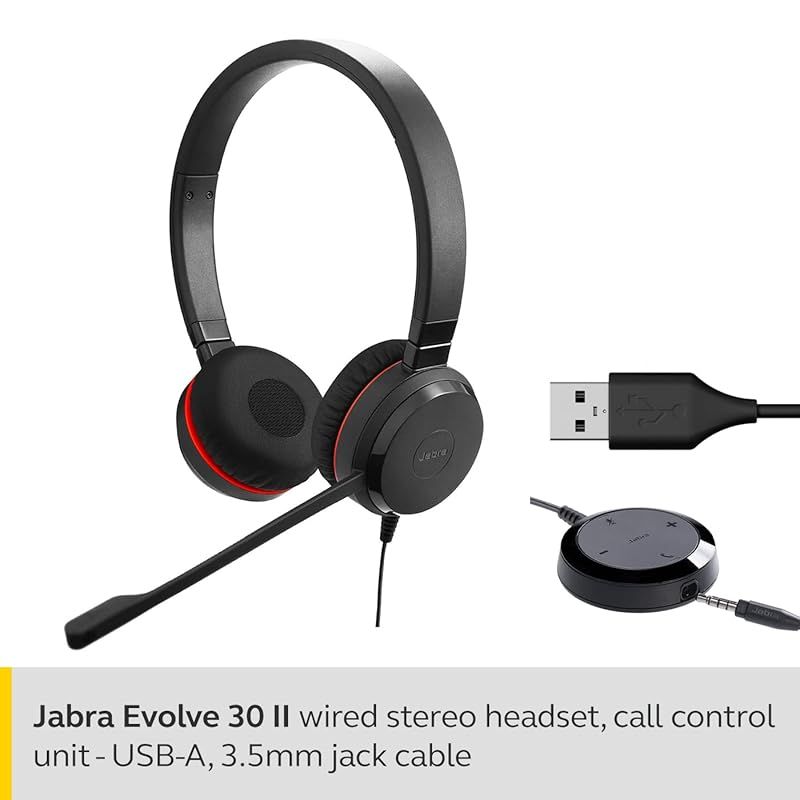 ステレオヘッドセット Jabra