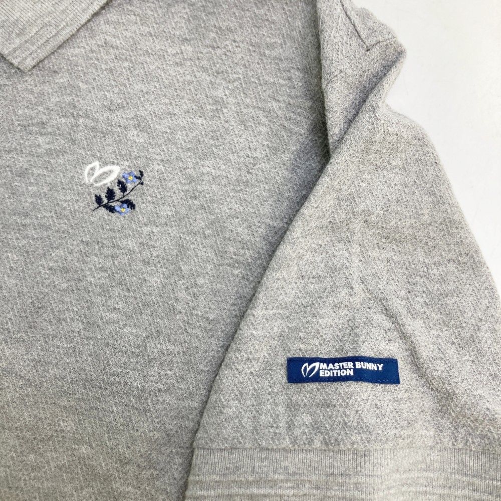 MASTER BUNNY EDITION ポロシャツ　刺繍　ゴルフウェア MASTER BUNNY EDITION マスターバニーエディション 半袖ポロシャツ 総
