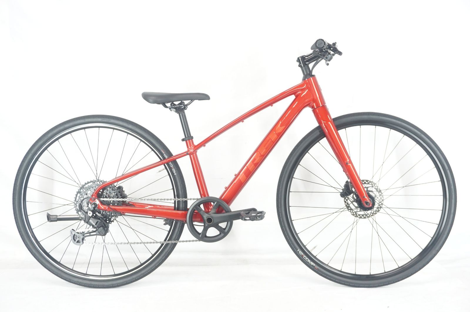 TREK FX3 Disc 2021年モデル Mサイズ レッド アクセサリー充実 自宅内