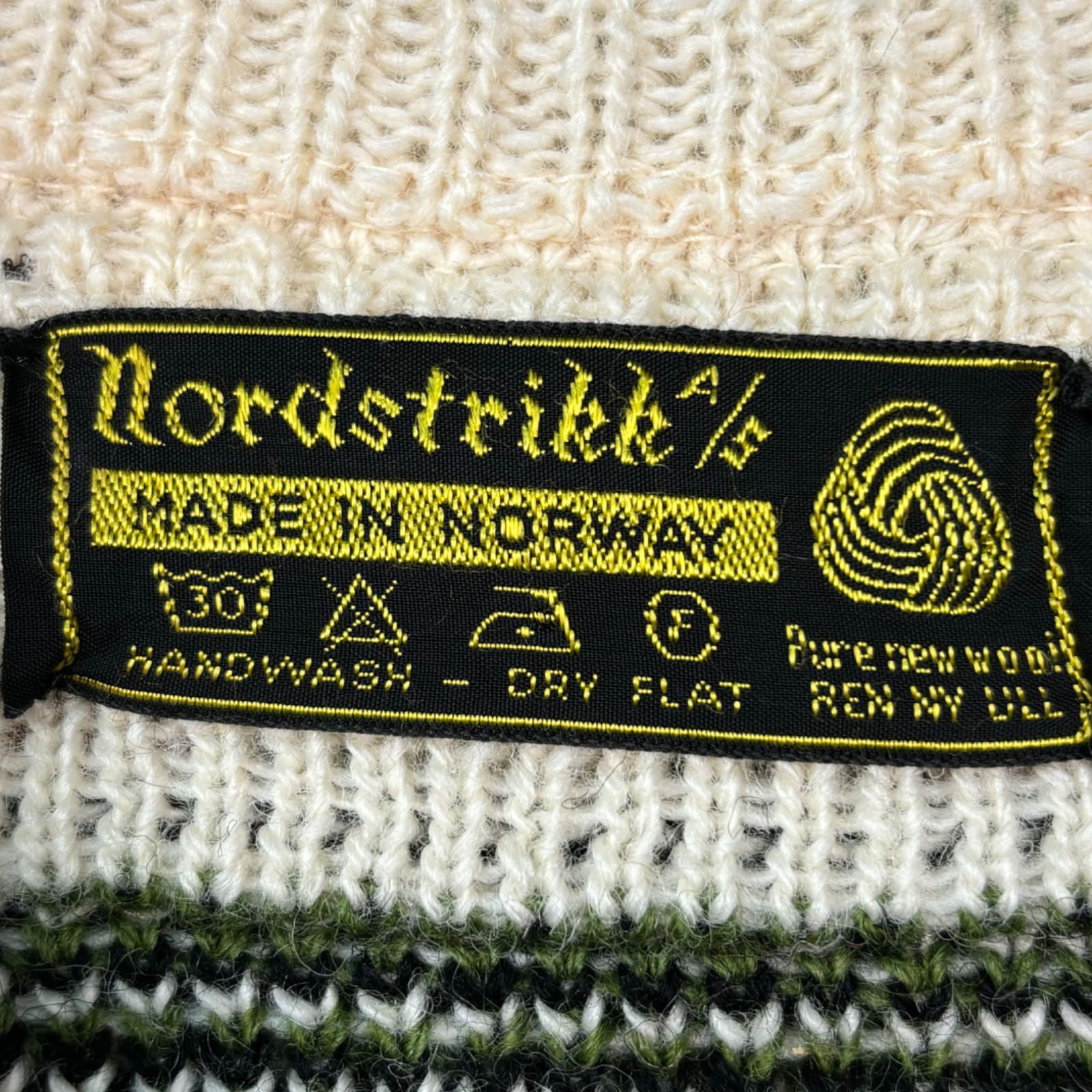 ノルウェー製 NORDSTRIKK ノードストリックチロリアン ニット 