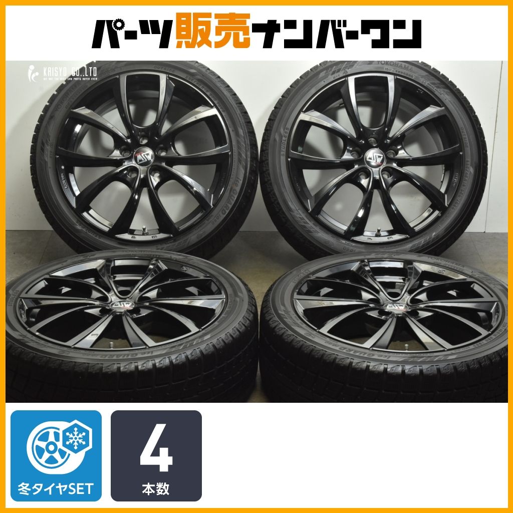良好品】MSW27 18in 7.5J +38 PCD110 ヨコハマ アイスガード iG60 225 
