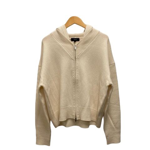 【現行品】Theory　コットンブークレーニットパーカー セオリー Theory ニットパーカー セータ トップス 長袖 フート