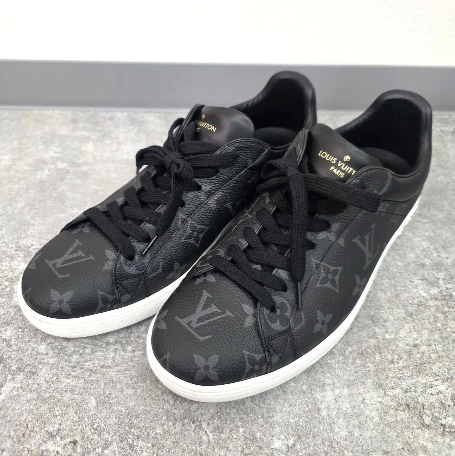 LOUIS VUITTON ルクセンブルク・ライン スニーカー ブラック 28㎝