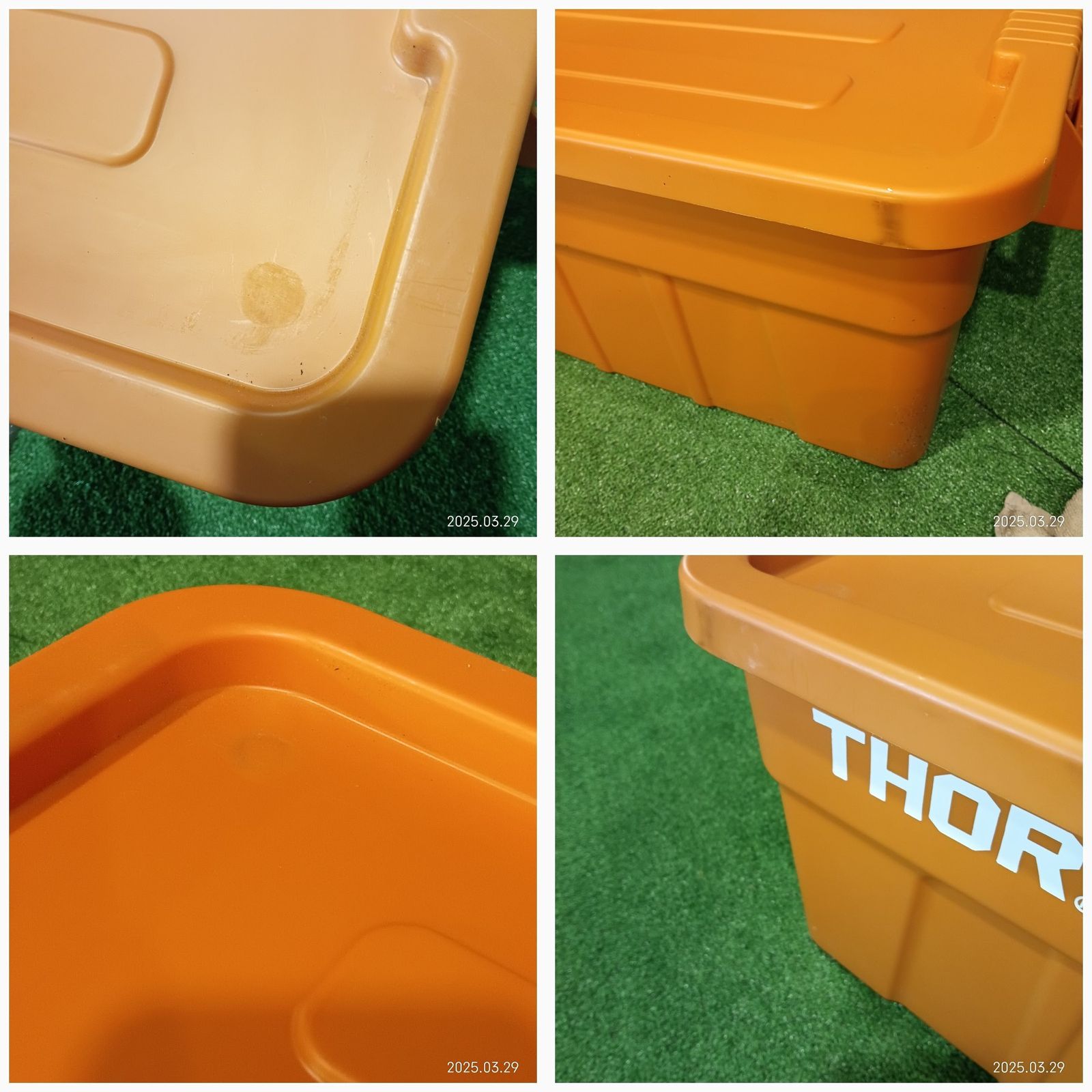アウトドア THOR(ソー) ラージトート ウィズ リッド 53L DC(オレンジ 
