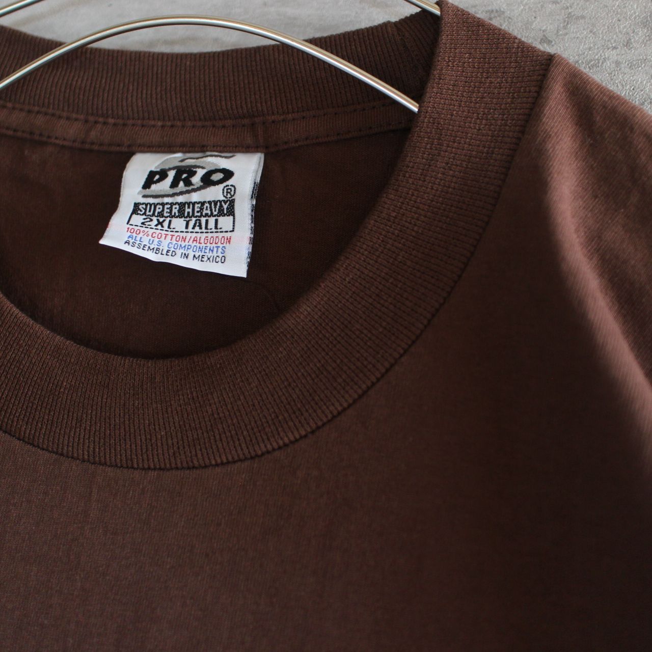 【LA直輸入】PRO5 "highlife" DARK BROWN 6.7oz HEAVYWEIGHT TEE S～3XL-TALL プロ5　プロクラブより厚地