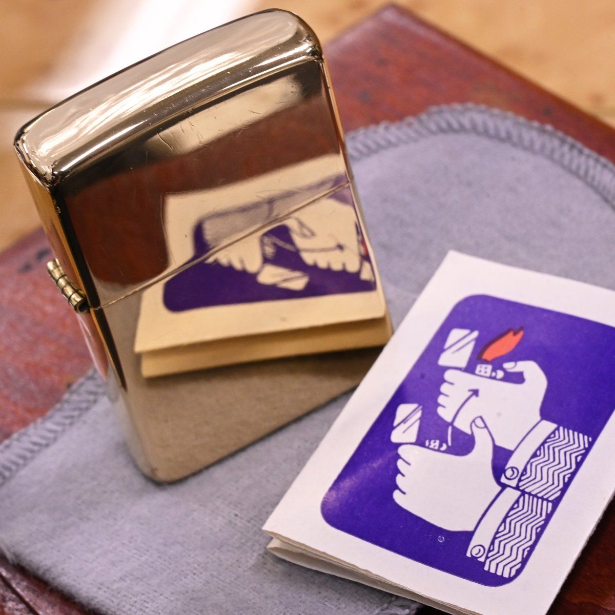 本物 ZIPPO 金無垢 18K Bradford.PA C番 オイルライター 78.8g 喫煙具