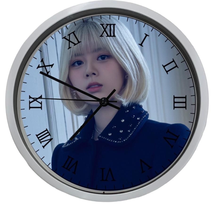 リク NiziU ニジュー 掛け時計 WallClock 壁掛け 時計 直径30cm 韓流