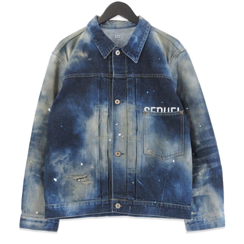 XL fragment design SEQUEL DENIM JACKET INDIGO SQ-202-GJKT-01