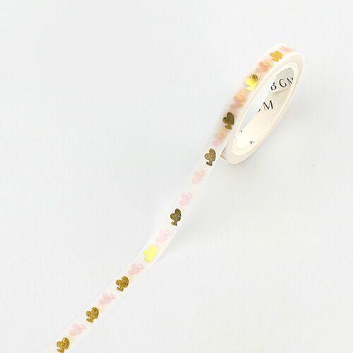 まとめ ビージーエム マスキングテープ ハート ピンク BMLSG001 ×50セット