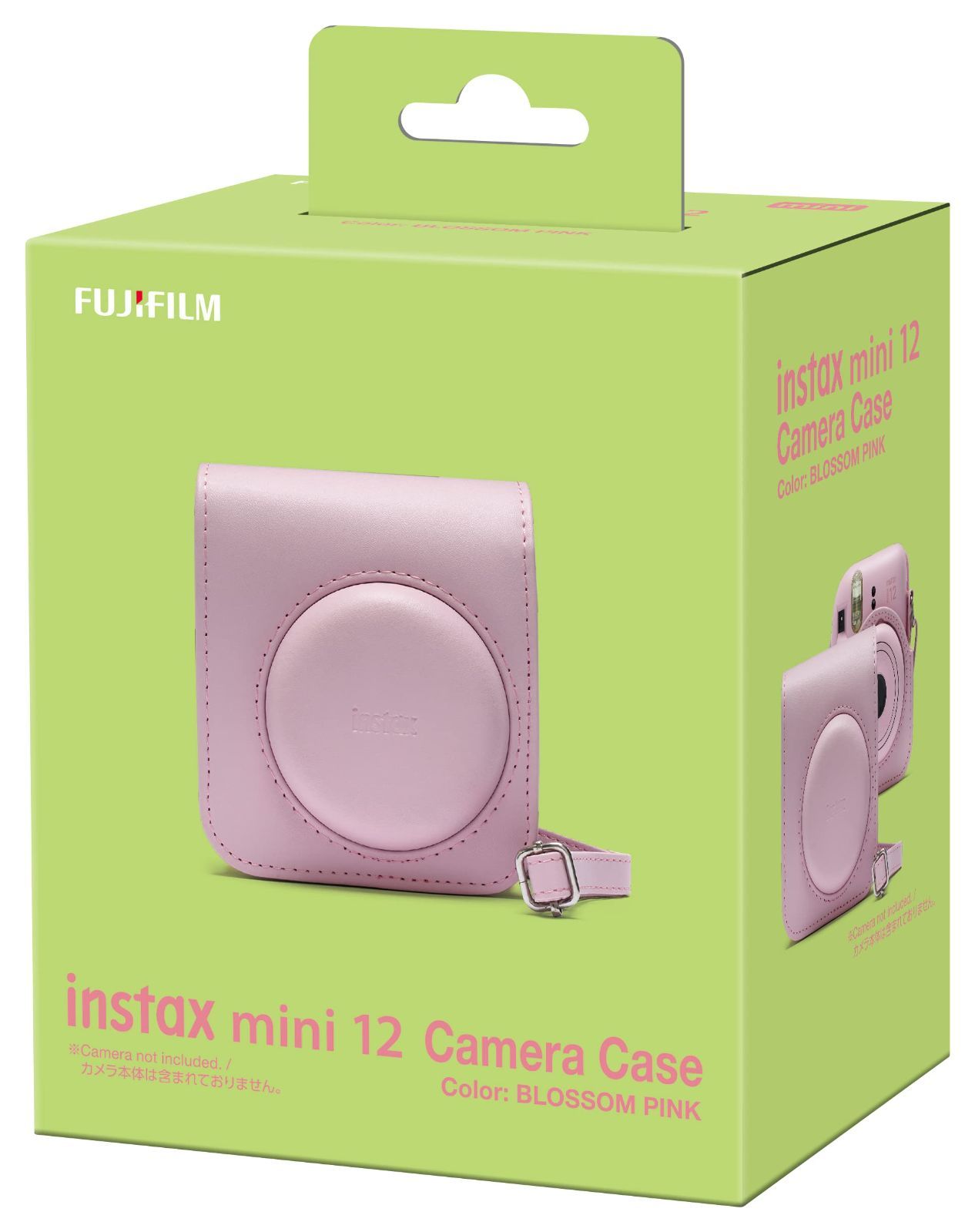 新品 mini 12｣専用カメラケース instax メーカー純正 ｢チェキ ピンク