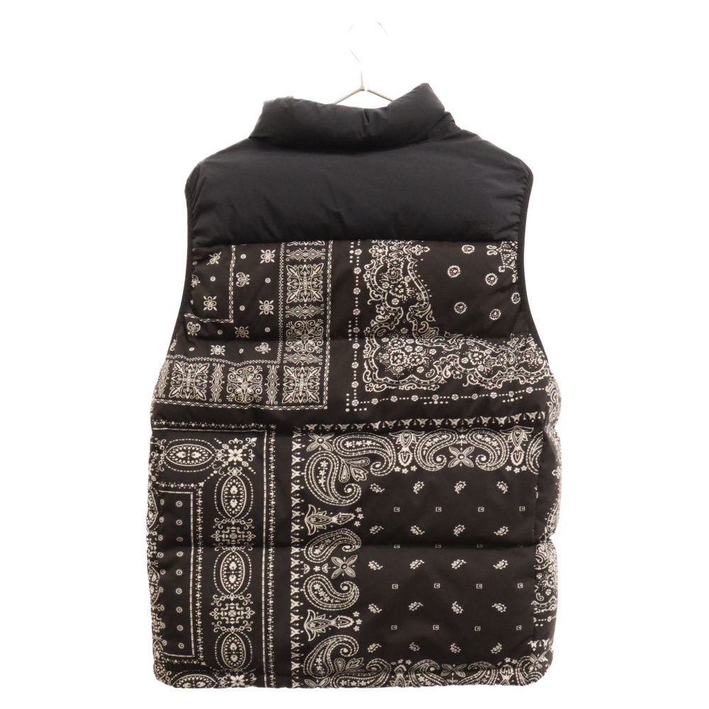 F.C.Real Bristol DOWN 小気味よく VEST ブラック バンダナ XL