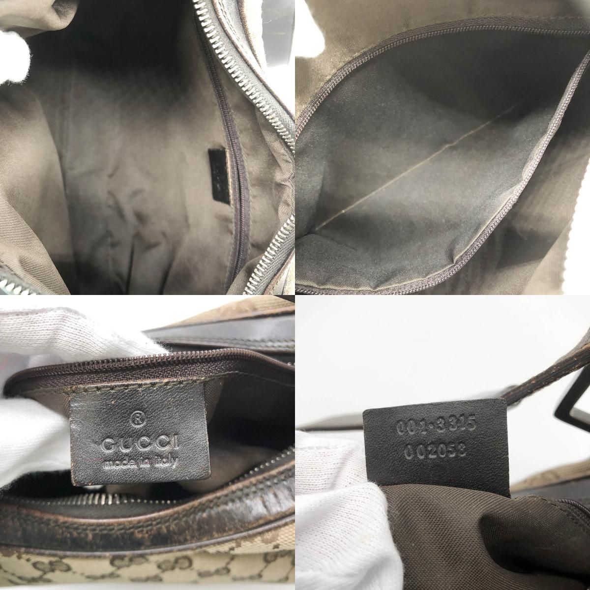 GUCCI グッチ 001・3315 ショルダーバッグ 斜め掛け シェリーライン GG 