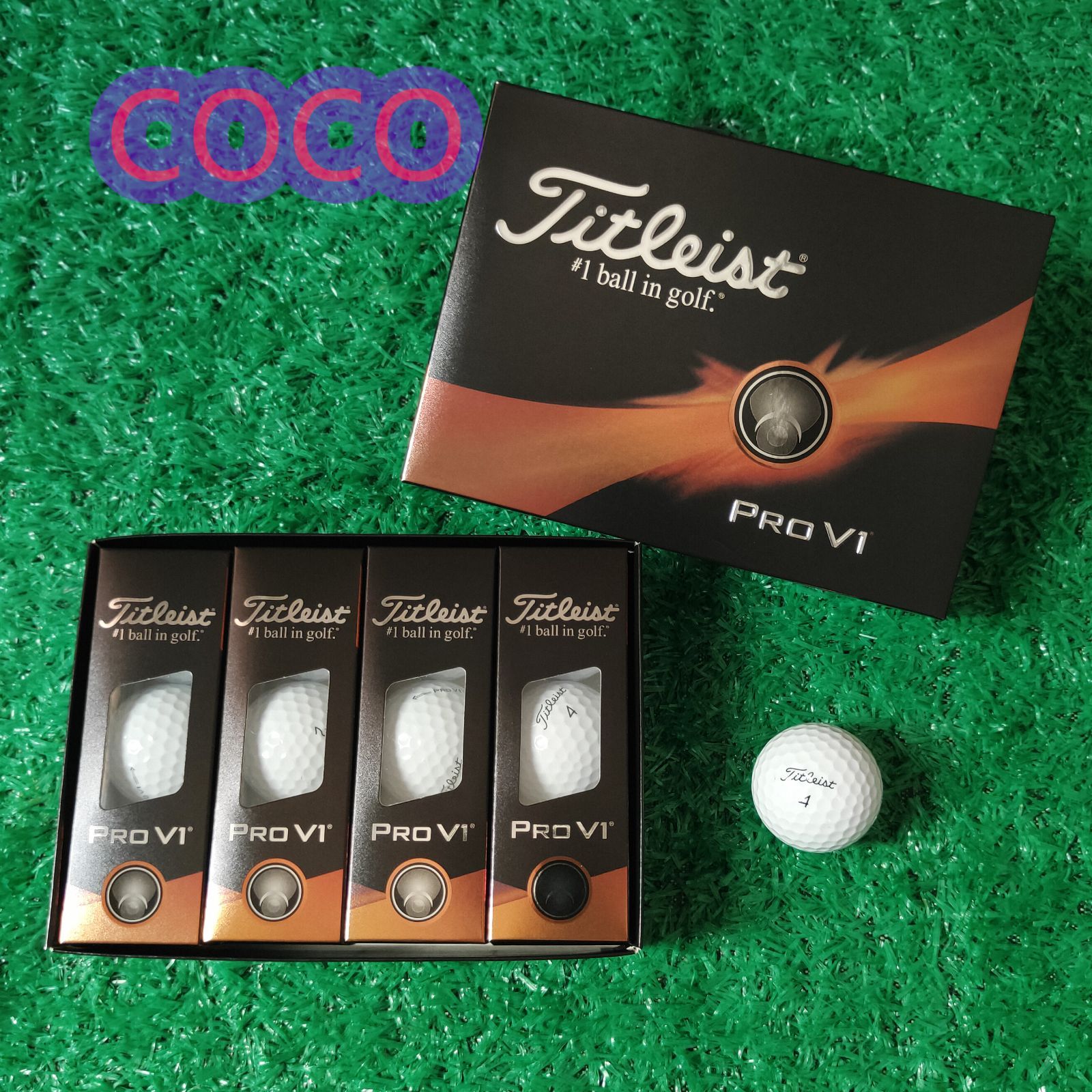 【未使用】Titleist   タイトリスト ロストボール   PRO v1  12個