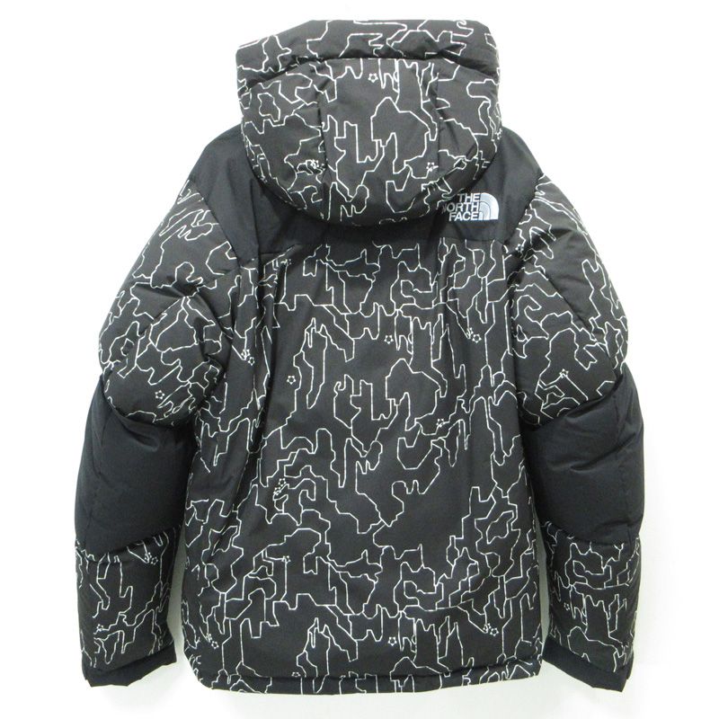 三重本店 THE NORTH FACE ザ ノースフェイス NOVELTY BALTRO LIGHT JACKET バルトロライトジャケット GORE-TEX総柄ダウンジャケット ロゴ刺繍 ND92341 ブラック サイズ XL 92