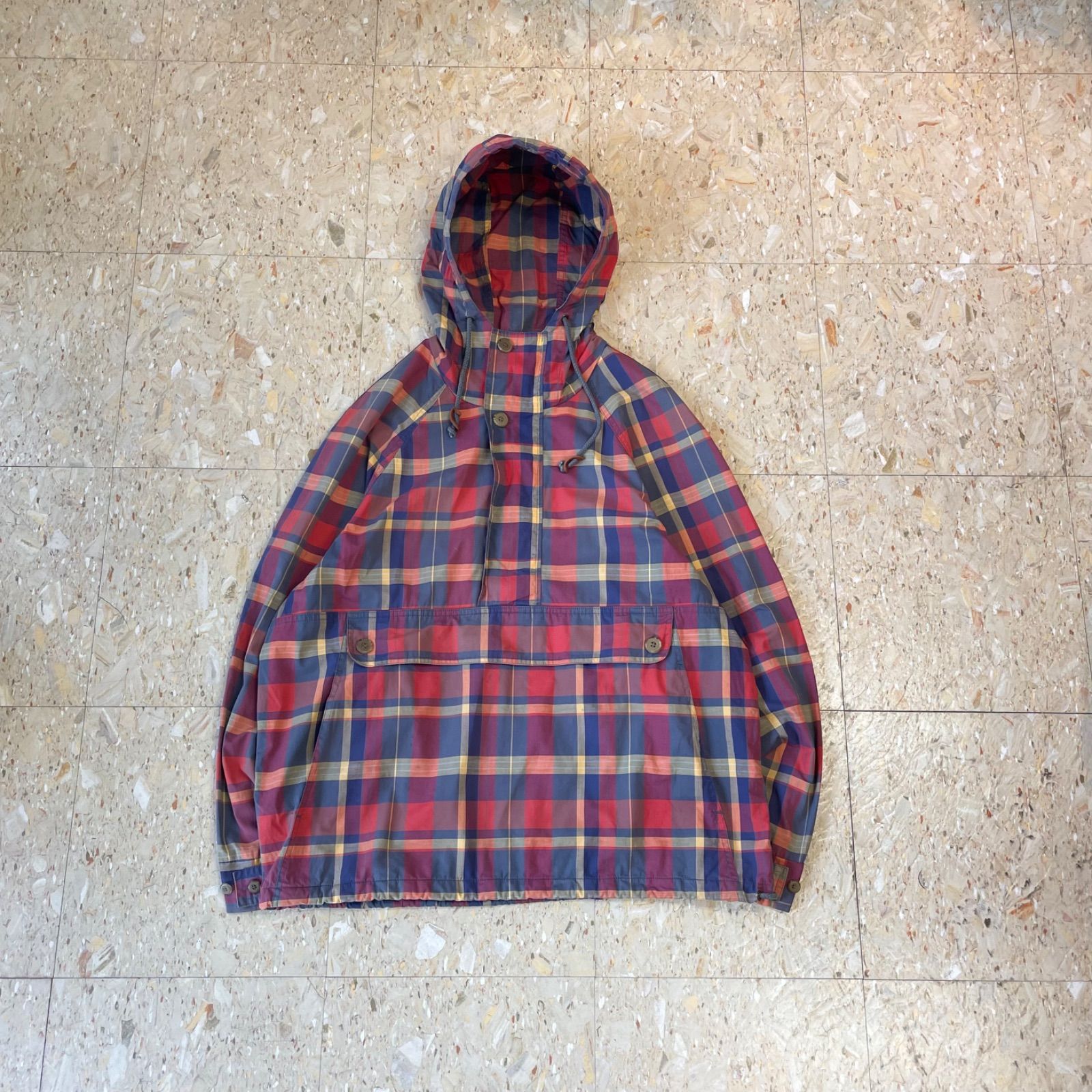 90s OLD GAP オールドギャップ コットンアノラック パーカー チェック size.M