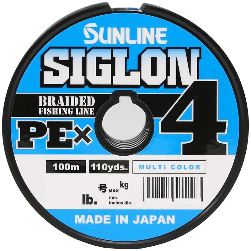 サンライン(SUNLINE) シグロン PE x4 マルチカラー 100m 6連結 [600m] 1号