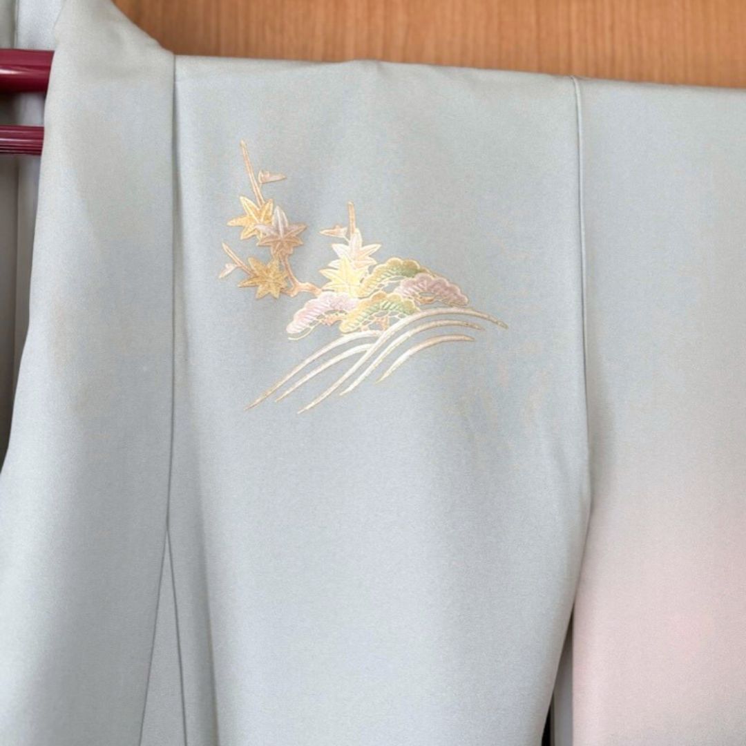 【未使用品】和田光正 落款入り 訪問着（身丈160cm／裄62.5cm） 未使用品】和田光正 落款入り 訪問着（身丈160cm／裄62.5cm