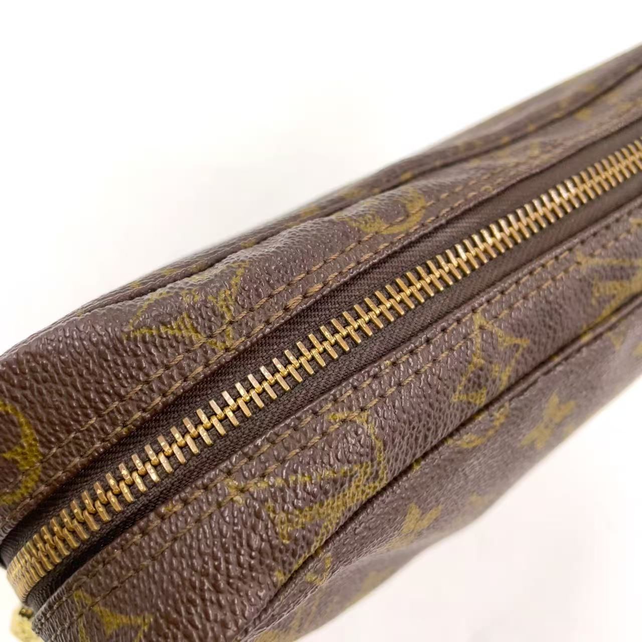 ブラウン コスメポーチ