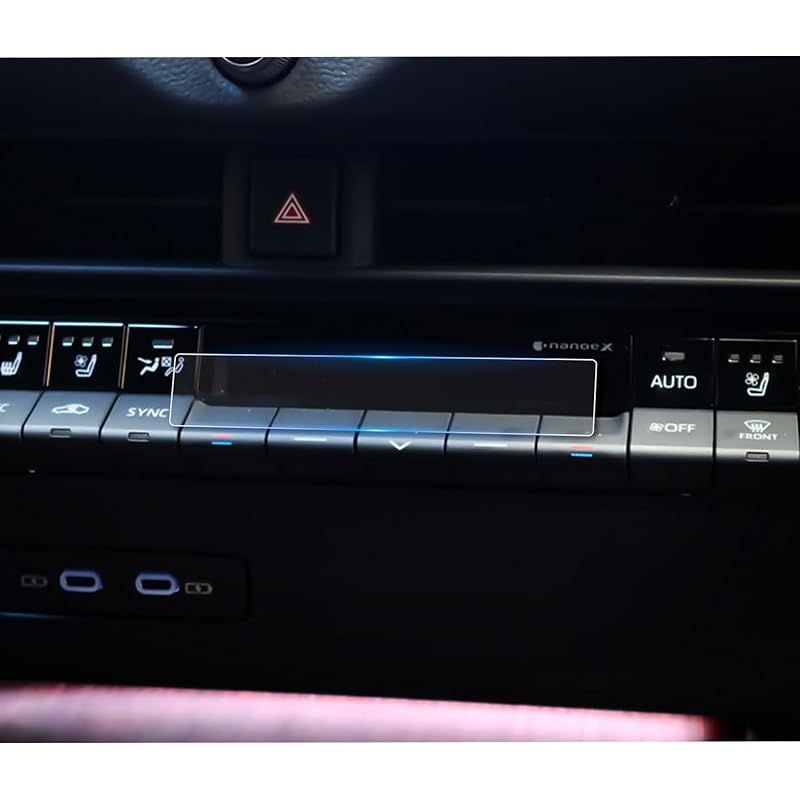 【在庫セール】ruiya PET製2枚入り 新型 トヨタ クラウンエステート 専用 エアコンパネル 保護フィルム エアコンフィルム エアコン フィルム Hydro抗ウイルス加工 汚れ防止 6H 貼付簡単 2025 クラ