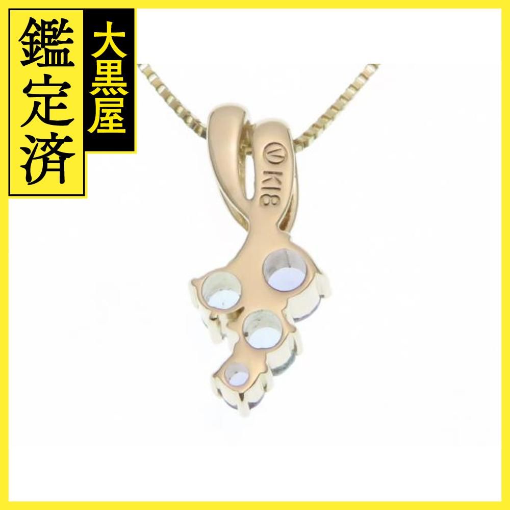 JEWELRY ノンブランドジュエリー ネックレス タンザナイト アクアマリン K18YG TZ AQ 2.3g【434】 - メルカリ