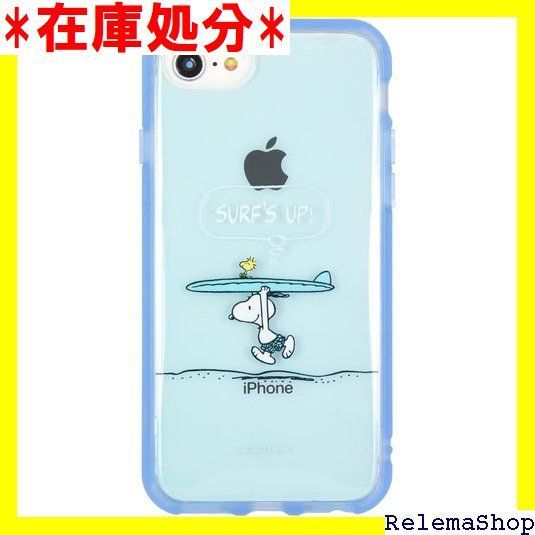 グルマンディーズ ピーナッツ IIIIfit Clear iPhoneSE 第2世代 /8/7/6s/6 4.7インチ 対応ケース サーフ SNG-639D 510