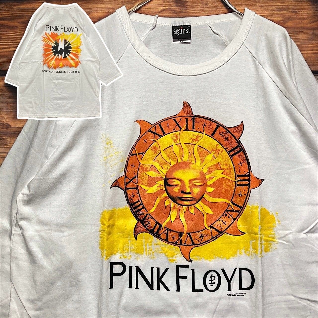 ピンクフロイド PINK FLOYD 白 長袖 Tシャツ tee ロン T ティーシャツ 
