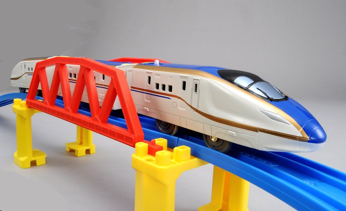 プラレール E7系北陸新幹線かがやき 立体レールセット