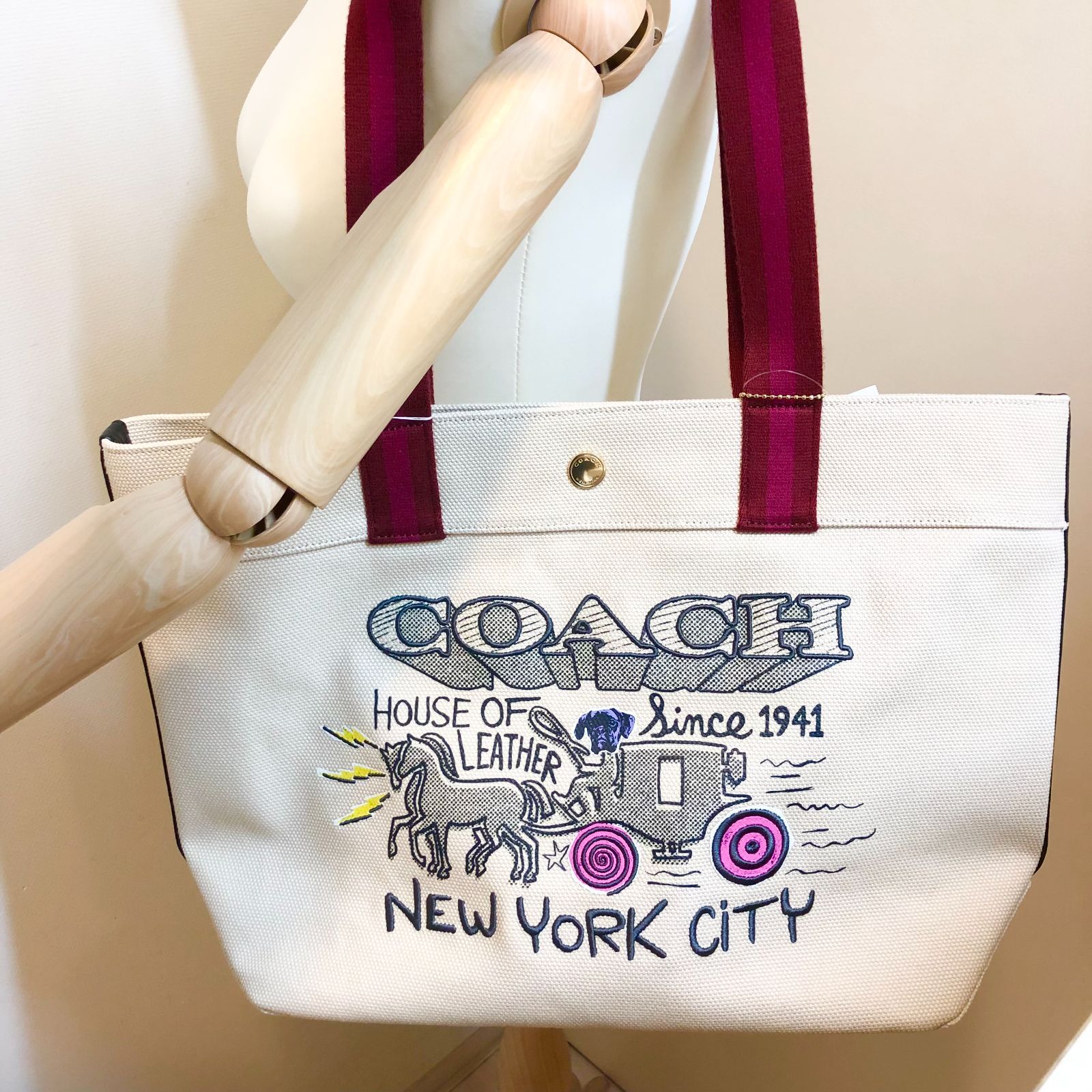 キャンバス coachトートバッグ C5683 キャンバス アートスクール