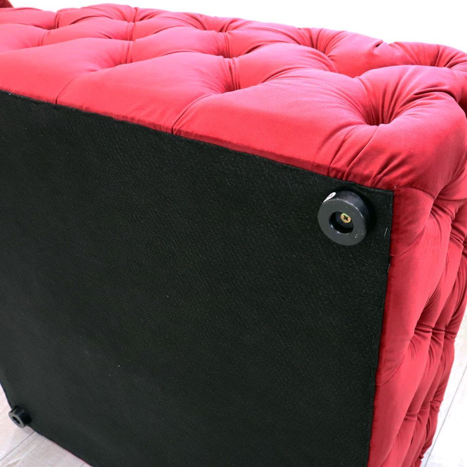 オットマン テーブル ベルベット レッド オットマン テーブル ベルベット レッド オットマン テーブル