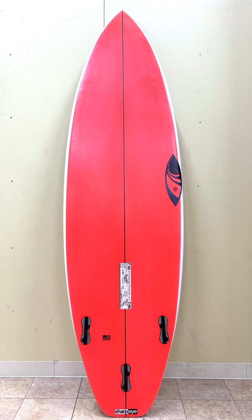 Sharpeye ストームズ 5'10ハーフ 【フィン、リーシュ付き】 Sharpeye