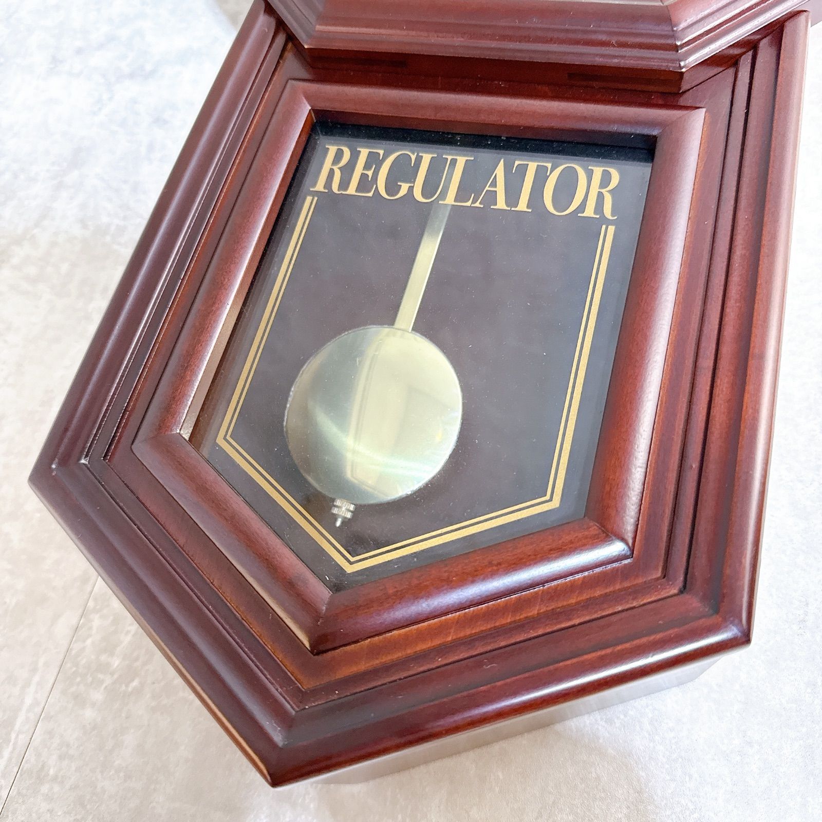 【美品】RHYTHM リズム クオーツ柱時計 飾り振子付 4MJA03RH06 リズム製品情報 | 4MJA03RH06