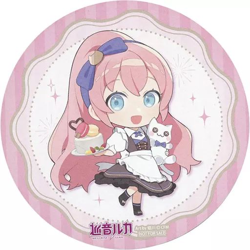 巡音ルカ　コースター 初音ミクシリーズ レコード風コースター／巡音ルカ: キャラグッズ