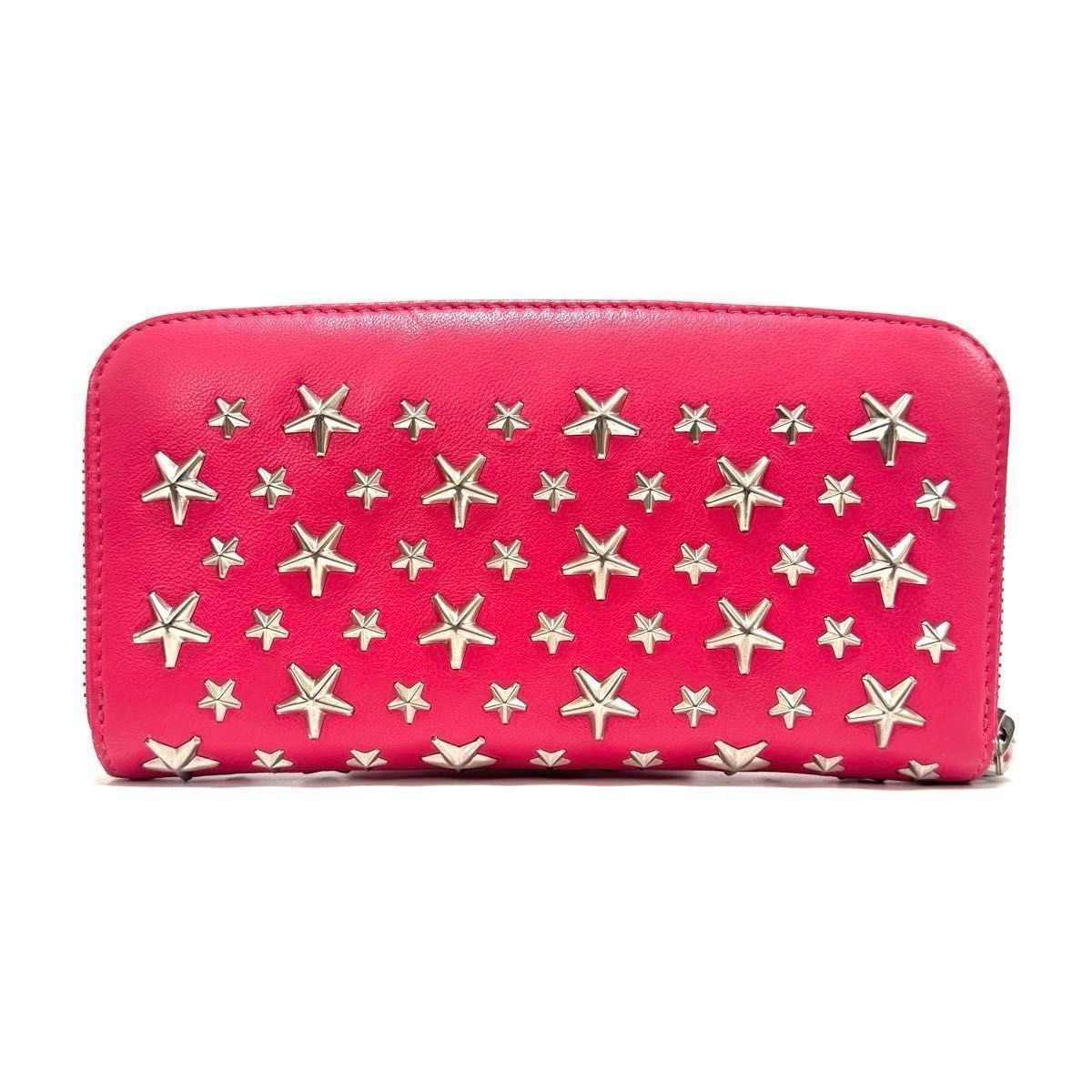 JIMMY CHOO ピンクゴールド　二つ折り財布 楽天市場】ジミーチュウ JIMMY CHOO 二つ折り長財布 レディース