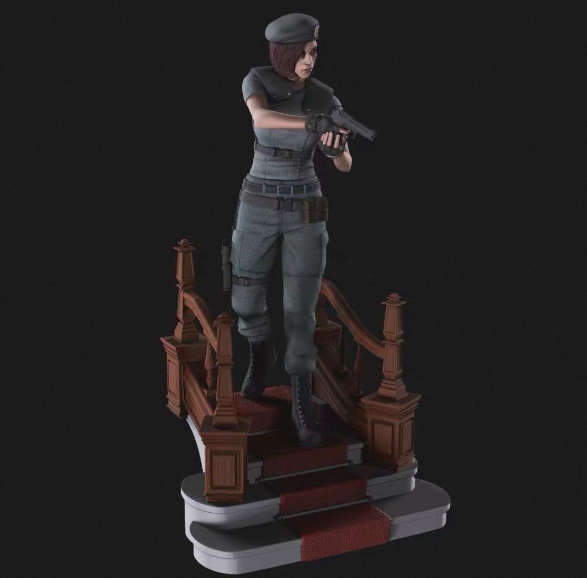 1/10 ガレージキット フィギュア 未塗装 biohazard ジル