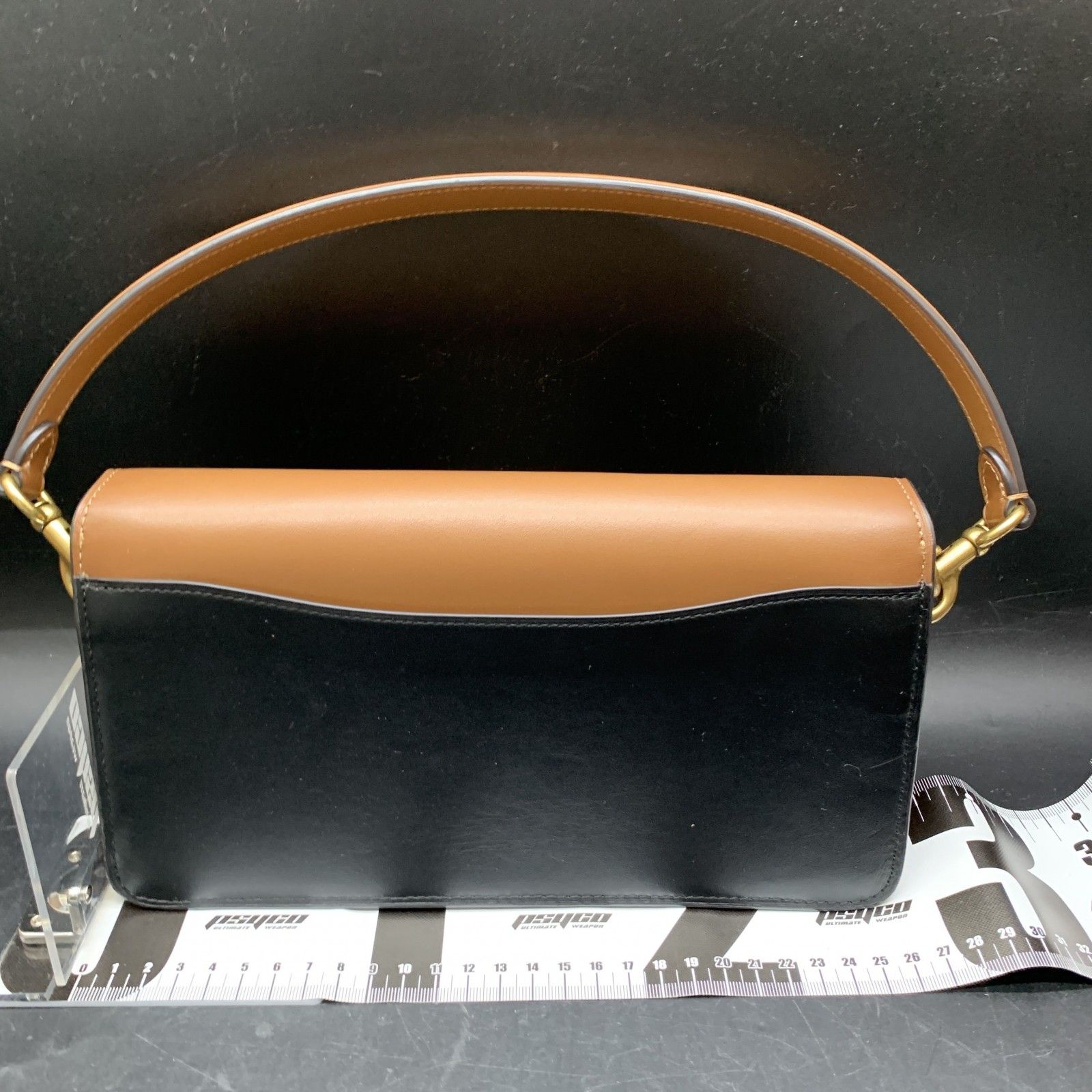 P448 美品　Coach コーチ タビー ショルダー バッグ 26 ブロックド シグネチャー キャンバス　コーチ ショルダーバッグ ミニショルダー 斜めがけ クロスボディー COACH コーチ シグネチャー レザー タビー ショルダー バッグ 26 美品
