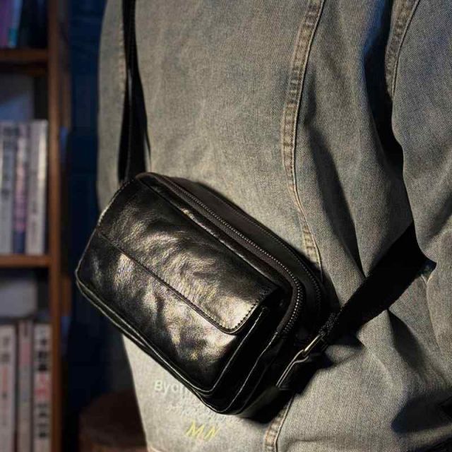 メンズ 鞄 カバン バック ファッション オシャレ アイテム 小物  韓国スタイル メンズ 革 ショルダー バッグ ビジネス カジュアル アウトドア バッグ 最上層牛革 クロス ボディ バッグ 